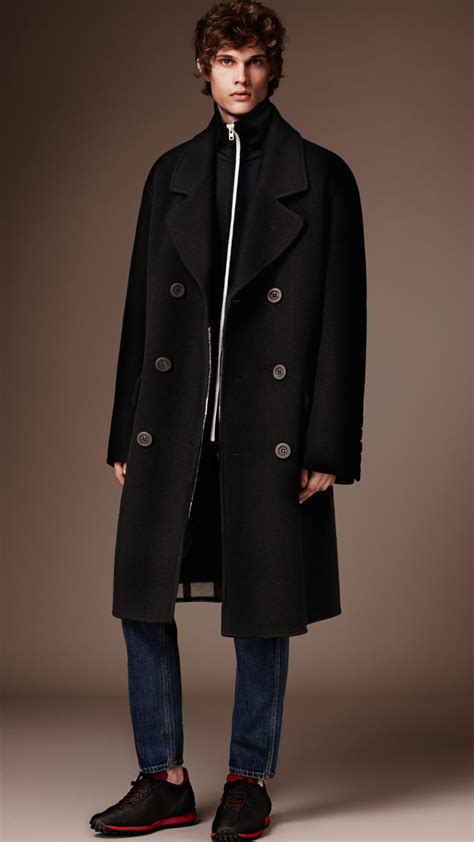 Burberry men's cashmere overcoat